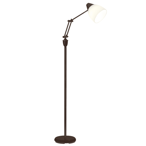 OttLite Webster Floor Lamp, Brown